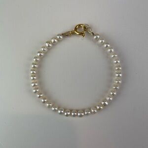 🎁OR FREE WITH ANY PURCHASE 🎁Handmade Bracelet Real Freshwater Pearls (4 mm), NEW